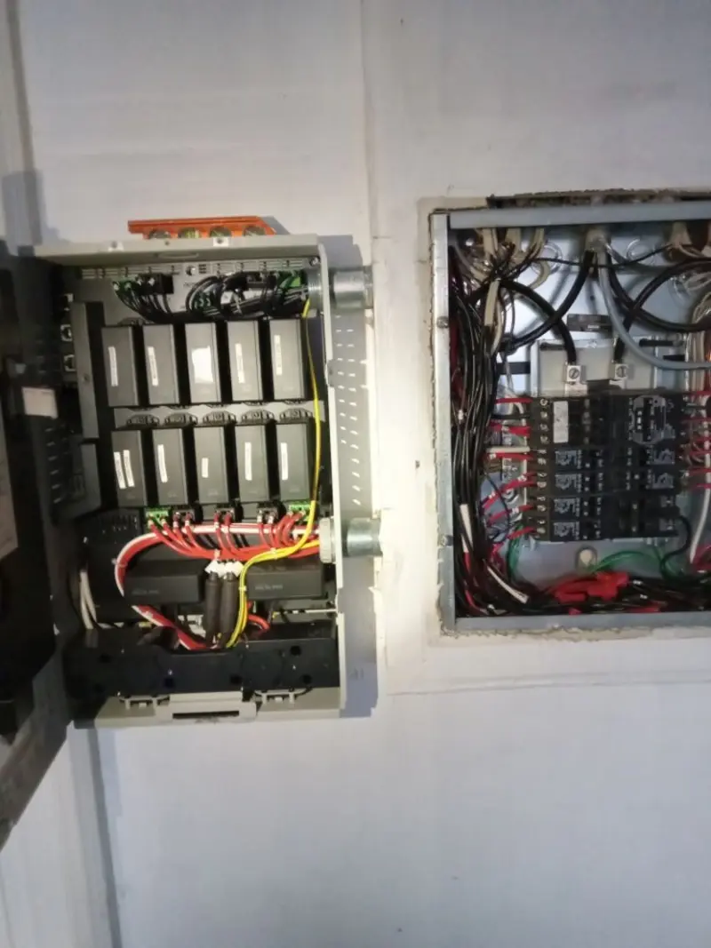 Electrical panel upgrade completed for Security Camera Wiring in Florida City